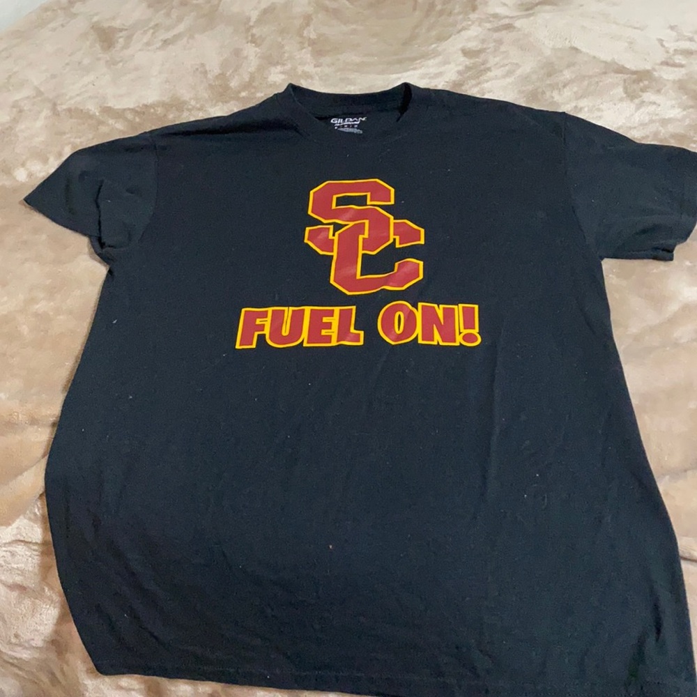 USC fuel on shirt